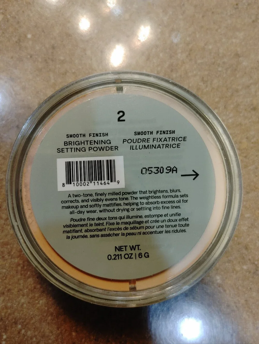 Versed Lightweight Smooth Finish Brightening Setting Powder - Beige